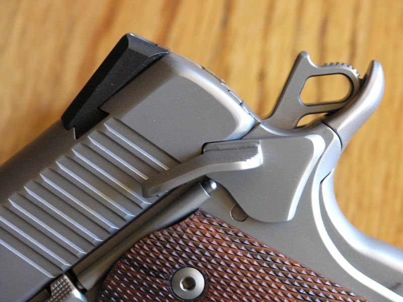 Re WTS Ed Brown 1911 SS Ambi Safety & Kingwood Grips